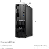 Dell OptiPlex 7010 SFF Desktop Computer, Intel Core i7-13700 Processor, 8GB RAM DDR5, 512GB SSD Storage, Intel Graphics, Windows 11 Pro| Black