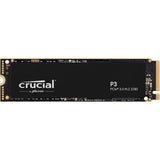 Micron Crucial P3 500GB PCI e 3.0 3D NAND NVM e M.2 SSD, up to 3500MB/s CT500P3SSD8, Black