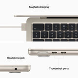 Apple MacBook Air M2 chip 13.6 inch Liquid Retina display 16GB RAM 256GB SSD English keyboard Starlight