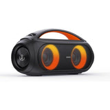 Raycon The Power Boombox Speaker Portable Bluetooth Wireless Speaker FM Radio Three Sound Profiles IPX5 Water Resistance Black 1Yr