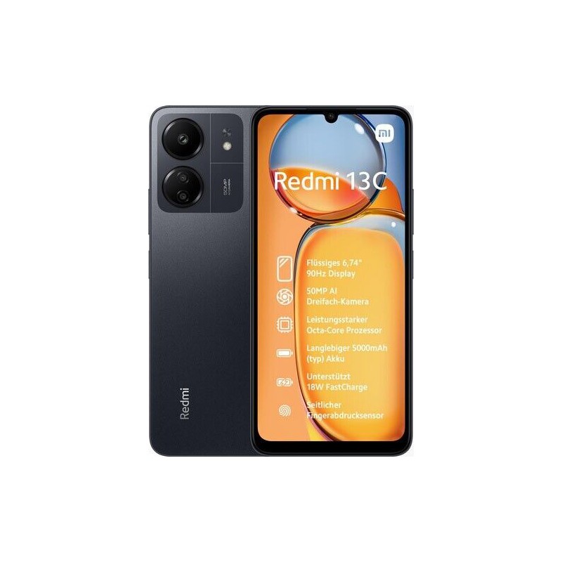 Redmi 13C Dual SIM Midnight Black 8GB RAM 256GB 4G -Global Redmi 13C Dual SIM Midnight Black 8GB RAM 256GB 4G -Global