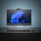 HP AIO Desktop With 23.8-Inch Display Core i7-1255U Processer 8GB RAM 512GB SSD Intel Iris Xe Graphics Windows 11 Pro English Black