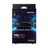 SAMSUNG 990 Pro 2 TB NVMe M.2 Internal SSD, PCIe Gen 4.0 x4, NVMe 2.0 Interface, 7450 MB/s Sequential Read Speed, 6900 MB/s Black| | MZ-V9P2T0BW