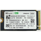 OEM SK Hynix BC901 256GB M.2 PCI e GEN 4X4 NVME SSD Internal Solid State Drive 42mm 2230 Form Factor M Key Steam Deck