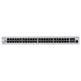 Cisco CBS350-48P Switch 48 Port GE PoE 370W 4x1G SFP IPv4/IPv6 Routing 256MB Flash Enhanced Security Innovative White/Silver