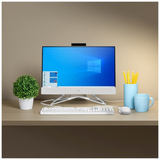 HP All in One Pc 24-CB1013 Core i7 1255U 32GB U/G 1TB SSD Iris X Graphics Win 11 Pro 23.8 Inch Display White