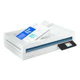 HP SJ Pro N4600 fnw1 Professional Scanner, ADF, CIS scanning Technology, Flatbed White |20G07A