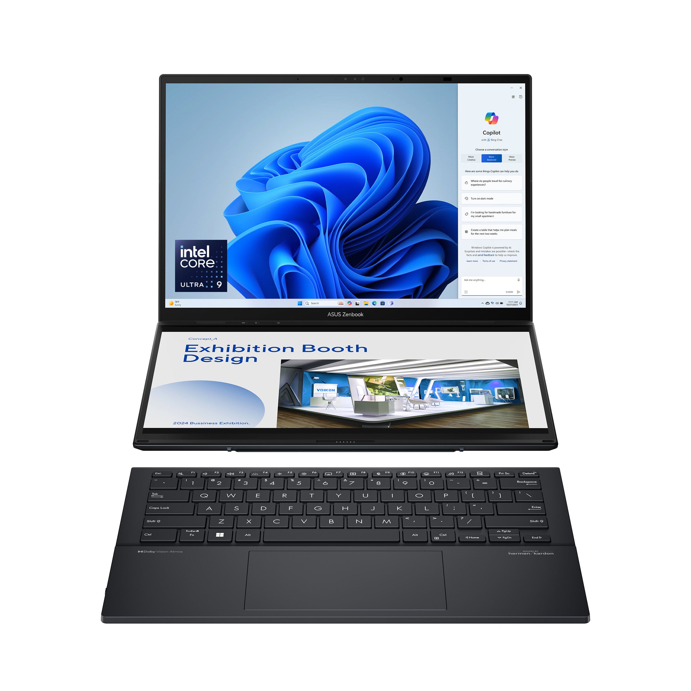 ASUS Zenbook Duo, Intel Core Ultra 9 185H, 32GB RAM, 1TB SSD ASUS Zenbook Duo, Intel Core Ultra 9 185H, 32GB RAM, 1TB SSD