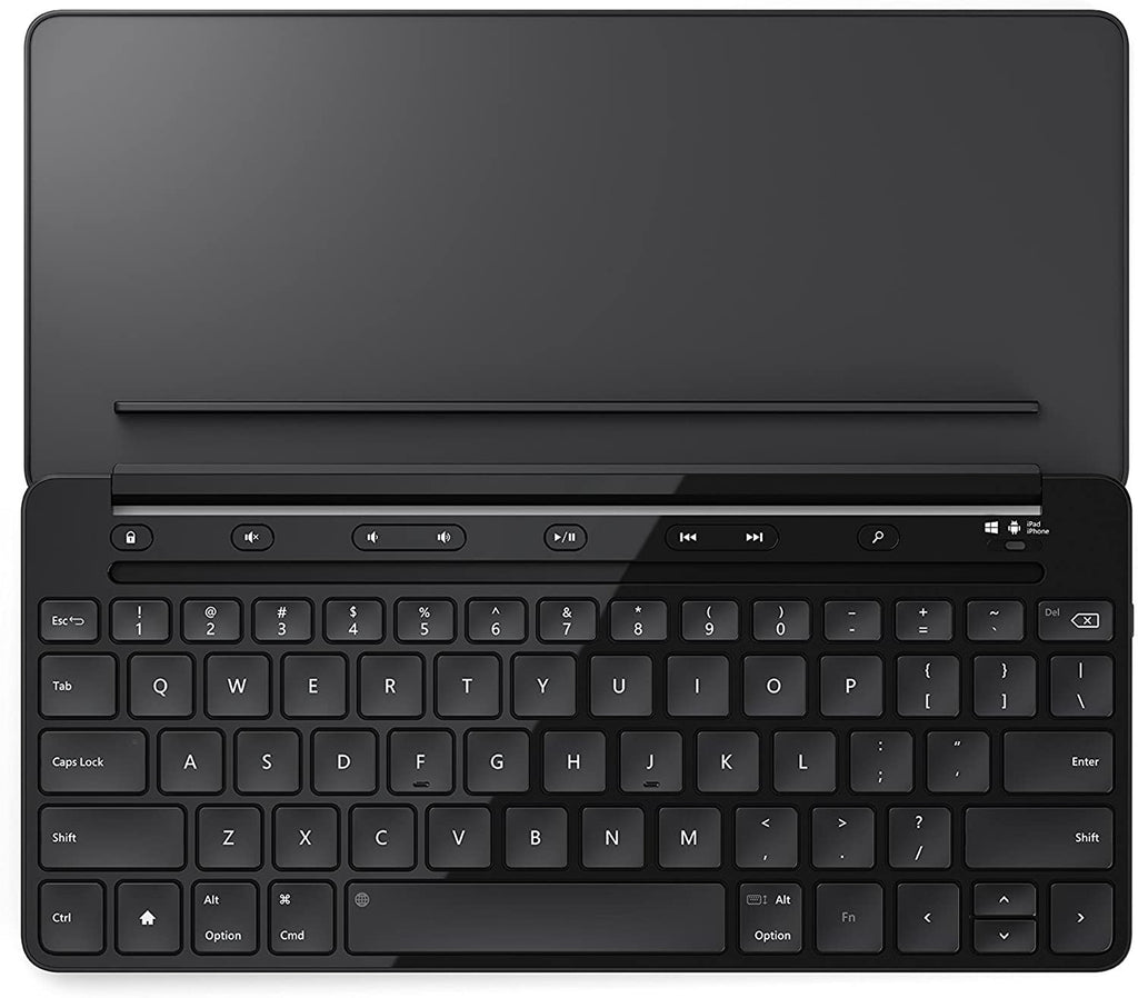 Microsoft Universal Mobile Keyboard for iPad, iPhone, Android Devices, and Windows Tablets (Black) | P2Z-00022