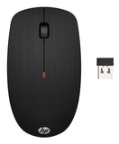 HP Wireless Mouse X200 with Low battery indicator light, Black (6VY95AA)