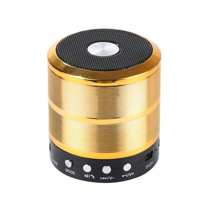 Mini Bluetooth Speaker WS-887 (GOLD)