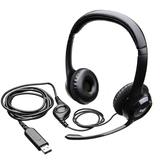 Logitech H390 Wired Headset, Stereo Headphones with Noise-Cancelling Microphone, USB, Color Black