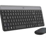 Logitech MK470 Slim Wireless Keyboard And Mouse Combo, Color Graphite