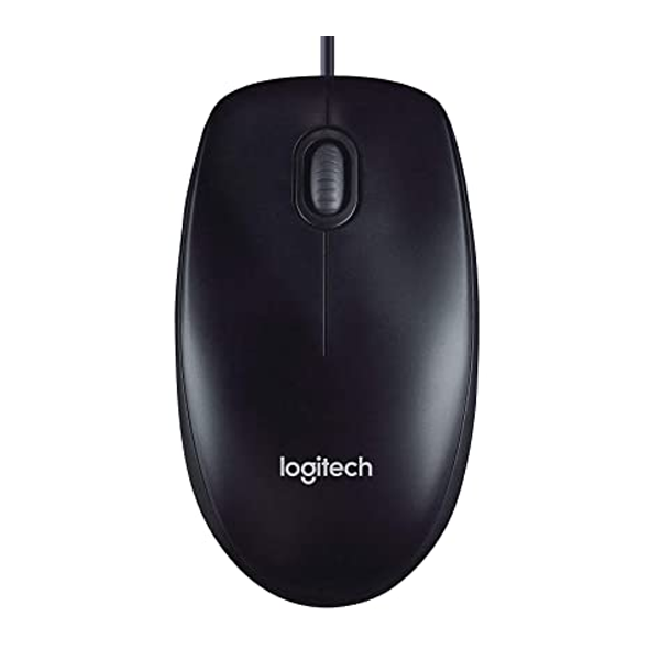 Logitech M90 Wired Mouse USB, Color Black