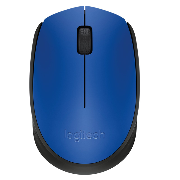 Logitech M171 Wireless Mouse, Color Blue & Black