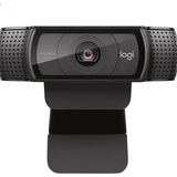 Logitech C920 HD Webcam, Color Black