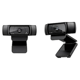 Logitech C920 HD Webcam, Color Black