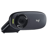 Logitech C310 HD Webcam, Color Black