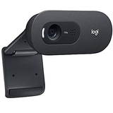 Logitech C505e HD Webcam, Color Black