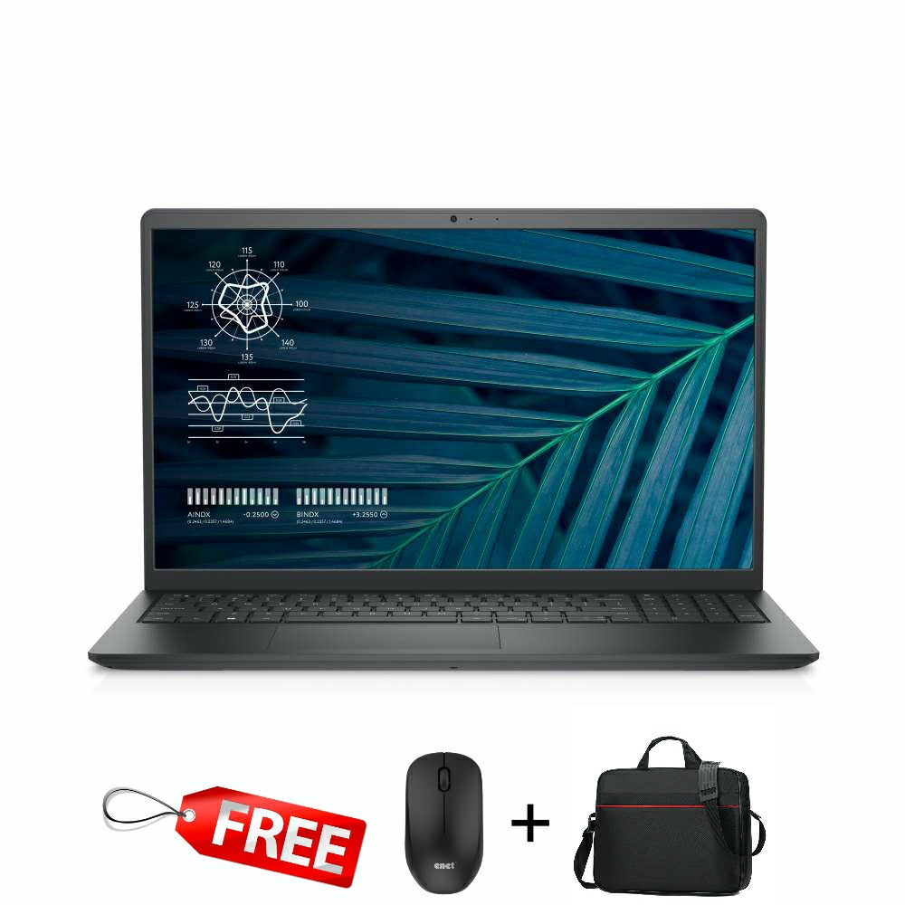 Dell Vostro 3510 Laptop 15.6" inch FHD Display  Intel Core i7-1165G7  11th Generation , 16GB , 1TB HDD + 512GB SSD , MX330 2GB Graphics , Win10  Black